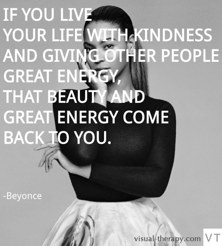 Beyonce Quote | Visual Therapy