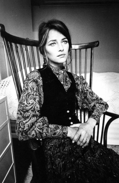 Charlotte Rampling Yves Saint Laurent style 1970s
